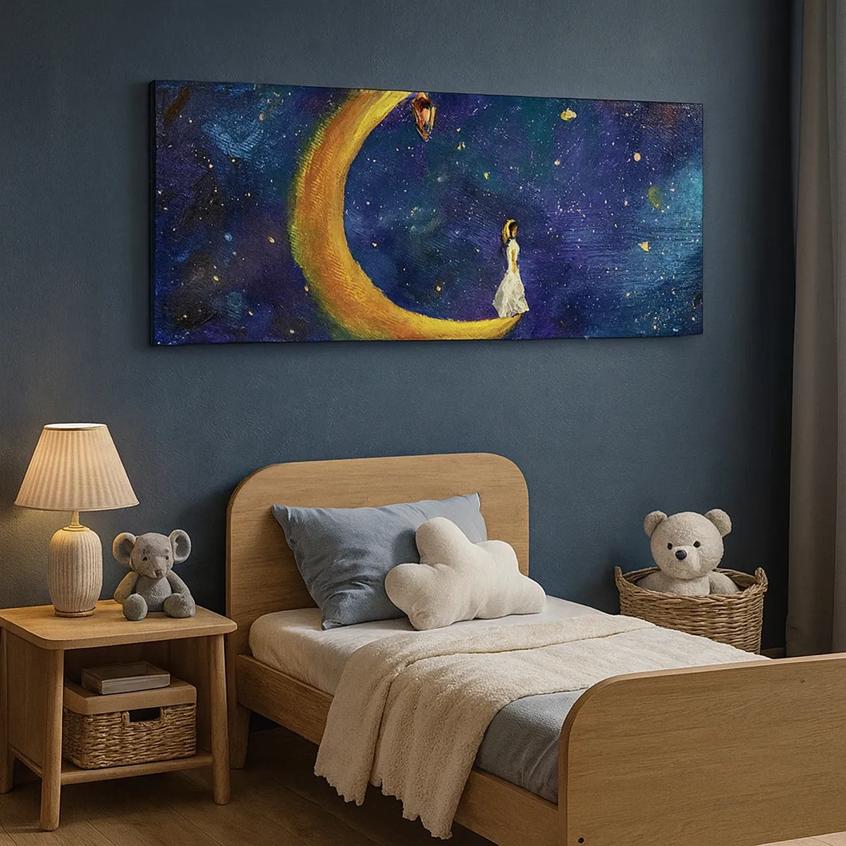 Canvastavla - Bild på duk - Världens skrik - 30x30 cm