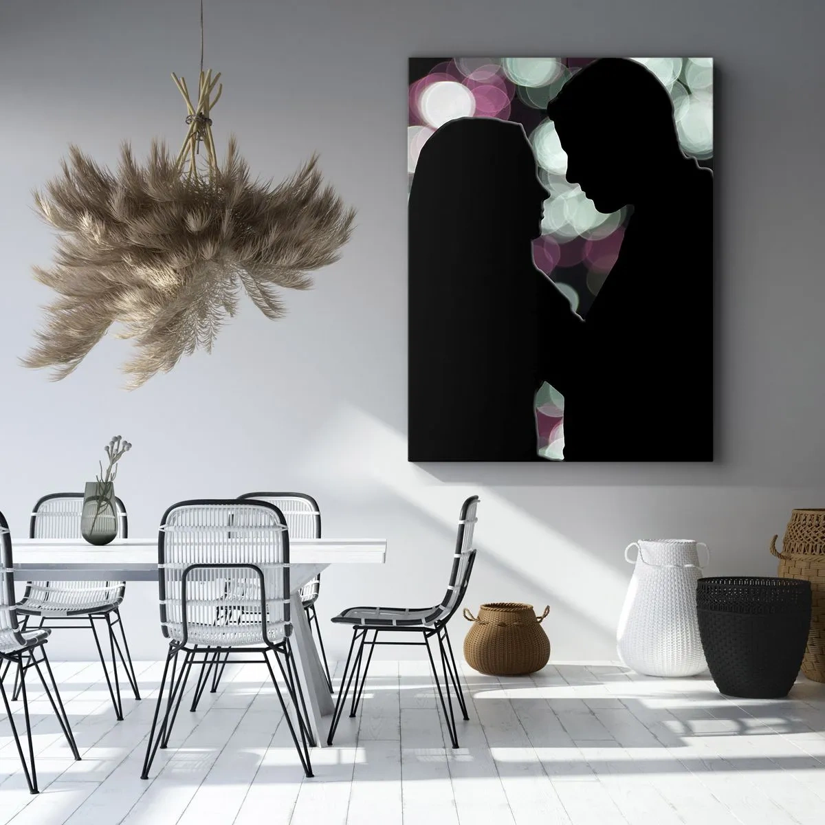 Canvastavla - Bild på duk - Ja! - 50x70 cm