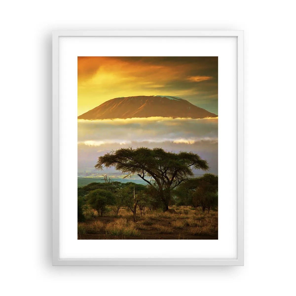 Affisch i vit ram - Resenärens dröm - 40x50 cm