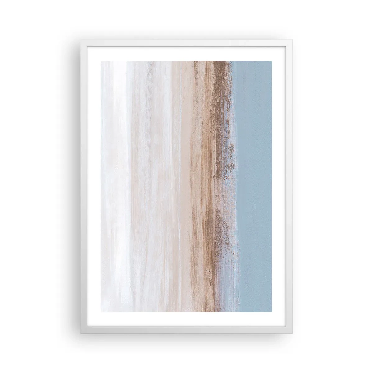 Affisch i vit ram - Tvetydigt landskap - 50x70 cm