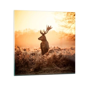 Glastavla - Bild på glas - Herre på godset - 30x30 cm