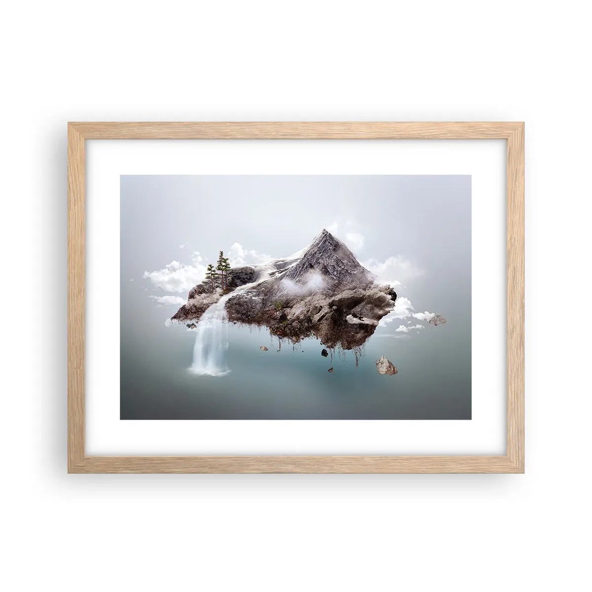 Affisch i ram av ljusek - Med surrealistens öga - 40x30 cm