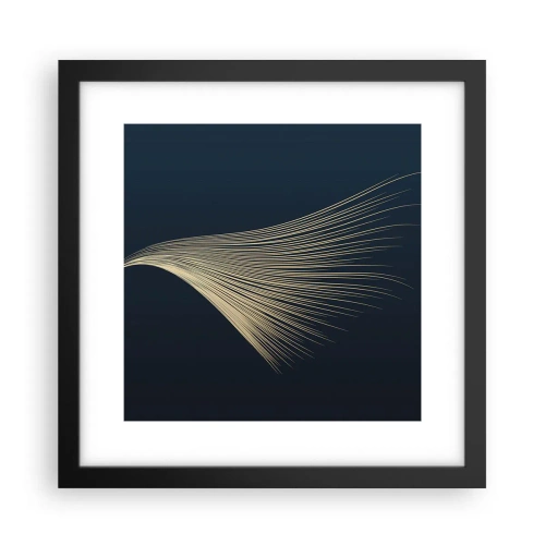 Affisch i svart ram - Som en ängels hårstrå - 30x30 cm