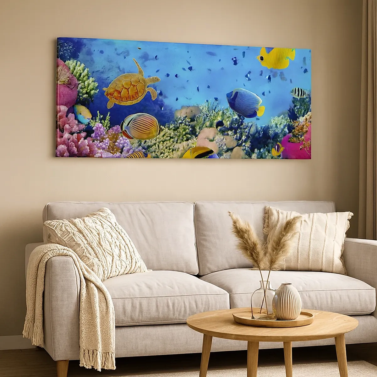 Canvastavla - Bild på duk - Vad vet vi om livet... - 30x30 cm