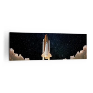 Canvastavla - Bild på duk - Ad astra! - 160x50 cm