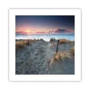 Affisch - Utspilld skenregnbåge... - 40x40 cm