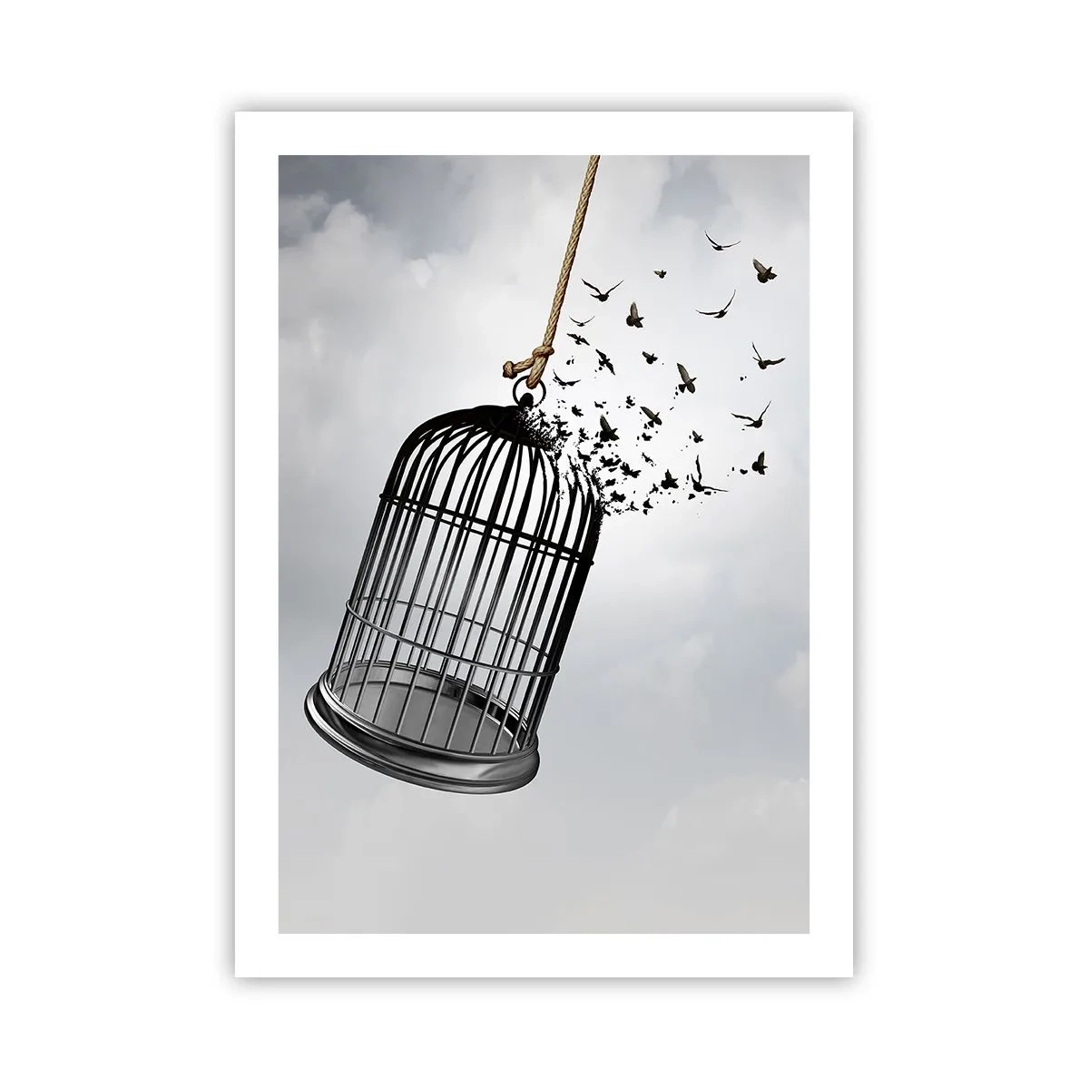 Affisch - Tro...Hopp...Frihet! - 50x70 cm