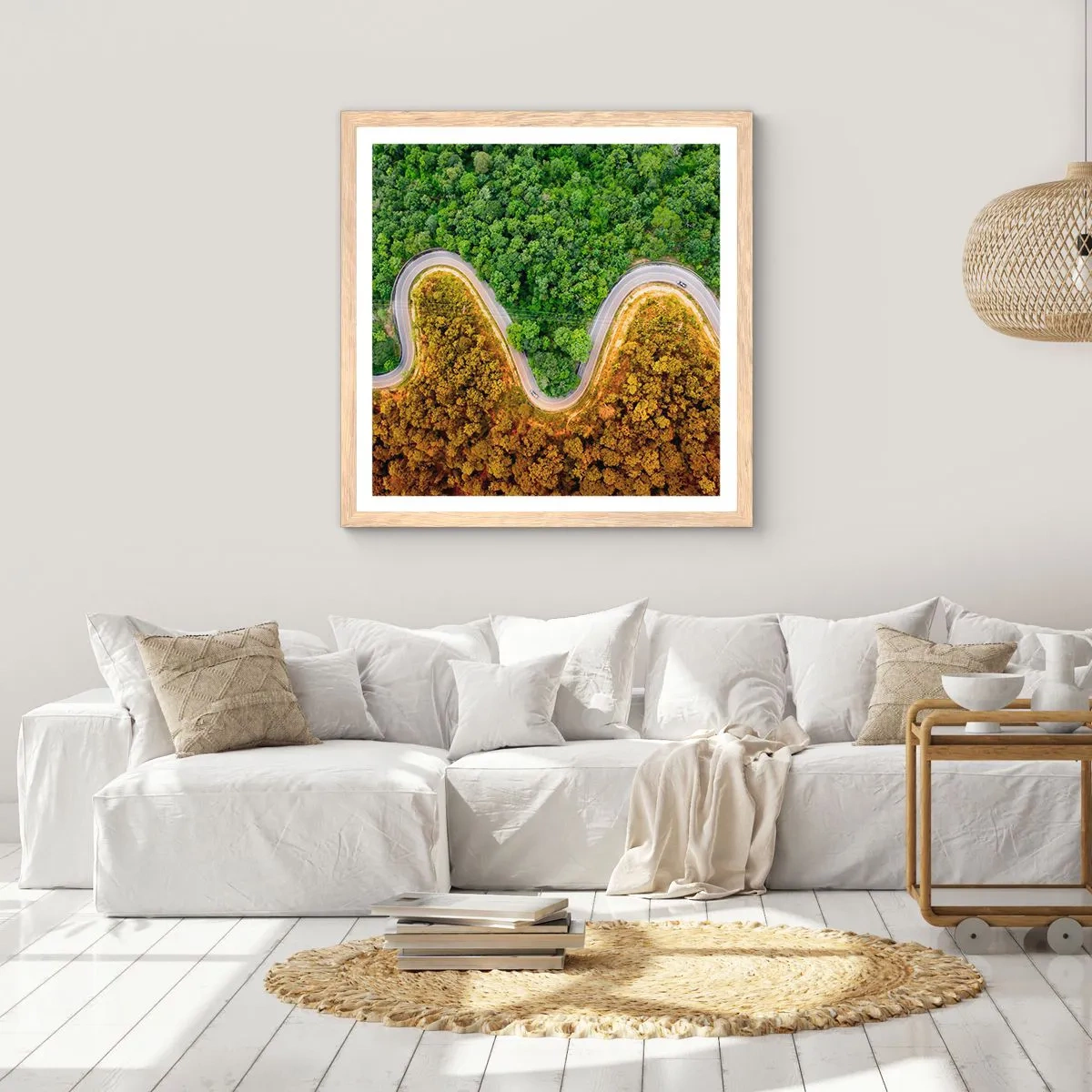 Affisch i ram av ljusek - Gränser och genombrott - 30x30 cm