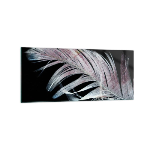 Glastavla - Bild på glas - Tänk på smekning - 120x50 cm