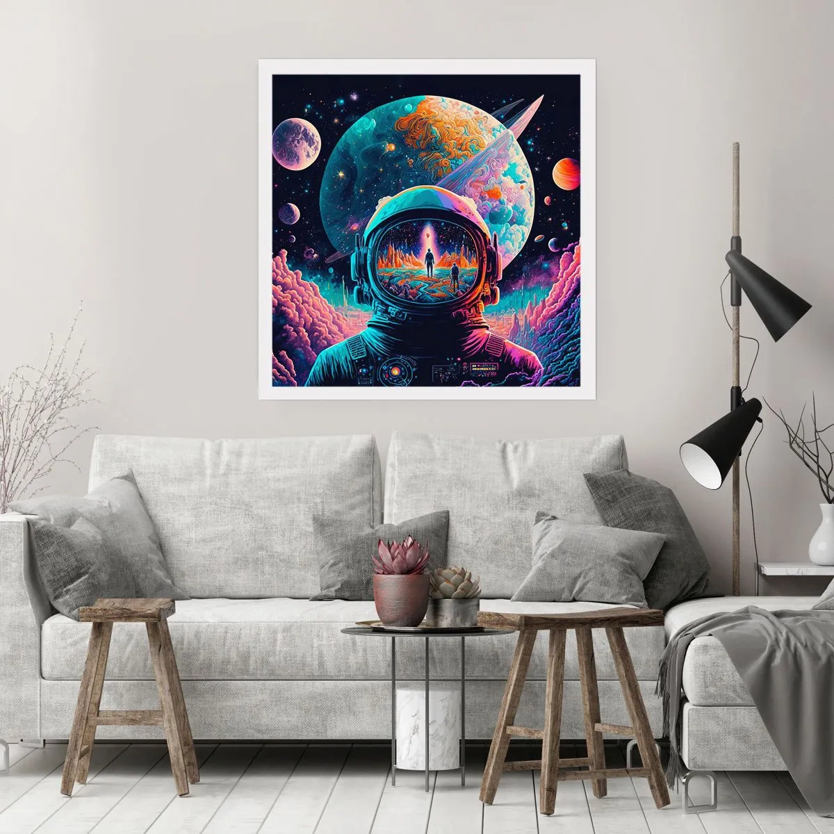 Affisch - Filosofer har aldrig drömt - 50x50 cm