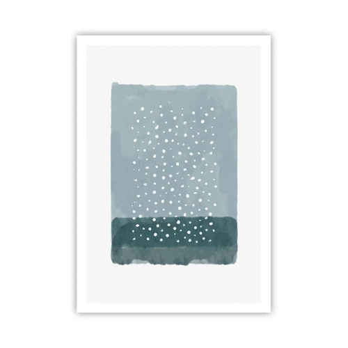 Affisch - Uppstådda ur det blåa - 70x100 cm