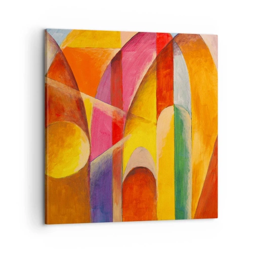 Canvastavla - Bild på duk - Solens domkyrka - 60x60 cm