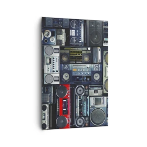 Canvastavla - Bild på duk - Längtan efter 80-talet - 80x120 cm