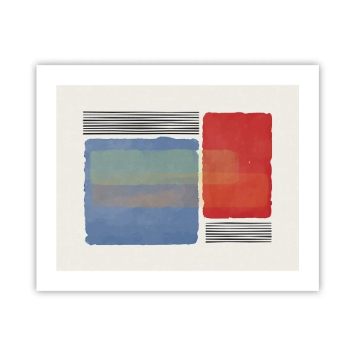 Affisch - Geometrins anda - 50x40 cm