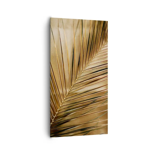 Canvastavla - Bild på duk - Naturlig pelargång - 65x120 cm