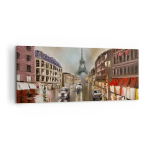 Canvastavla - Bild på duk - Det är bara tornet som räknas - 100x40 cm