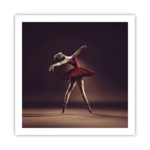 Affisch - Prima ballerina - 60x60 cm
