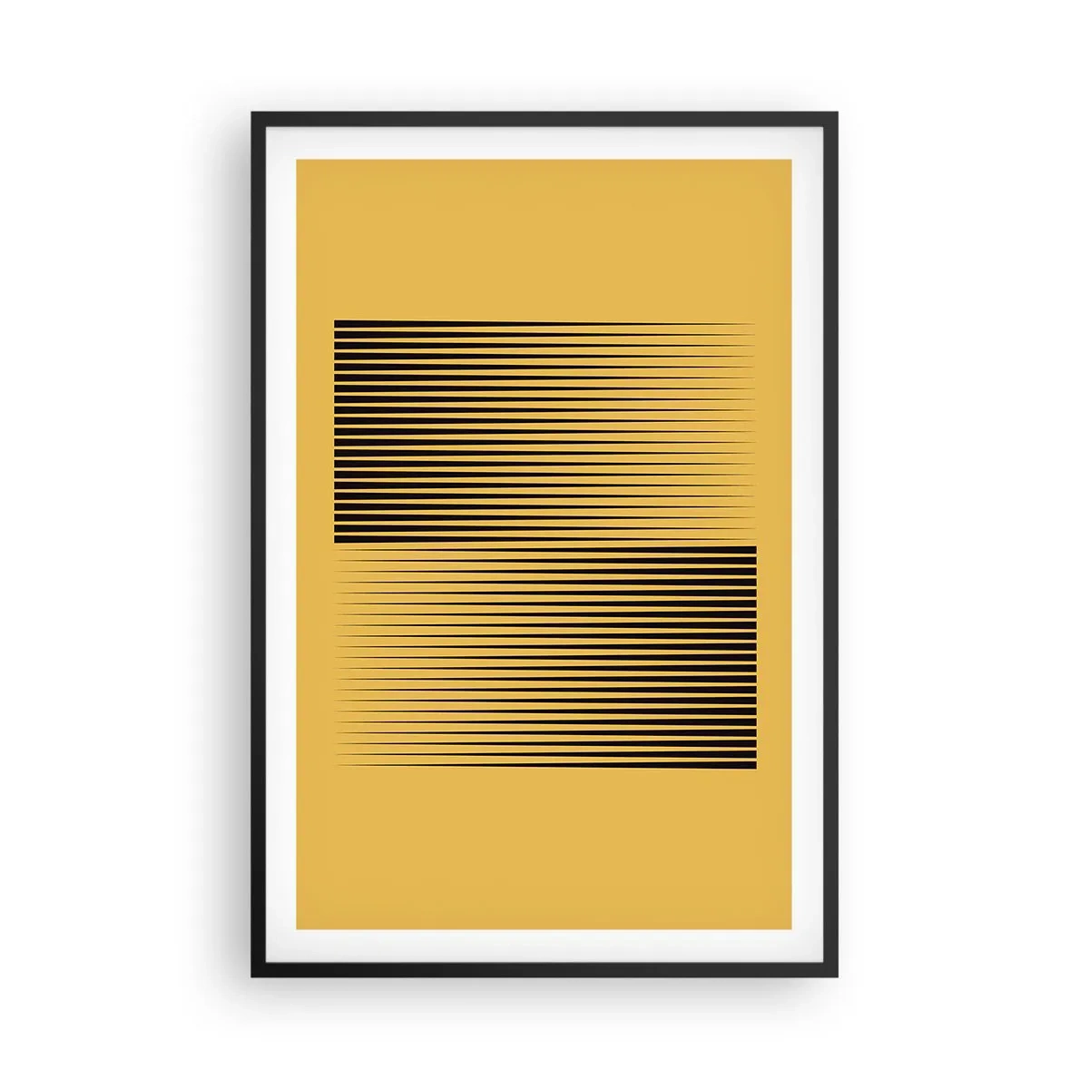 Affisch i svart ram - Motsatsernas kvadrat - 61x91 cm
