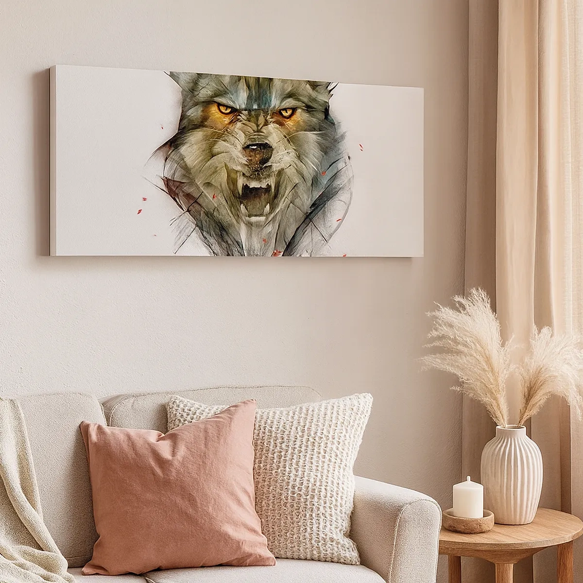 Canvastavla - Bild på duk - Stå stilla! - 30x30 cm