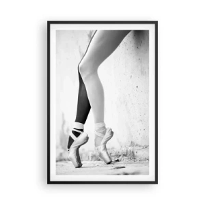 Affisch i svart ram - Ballerina, voila! - 61x91 cm