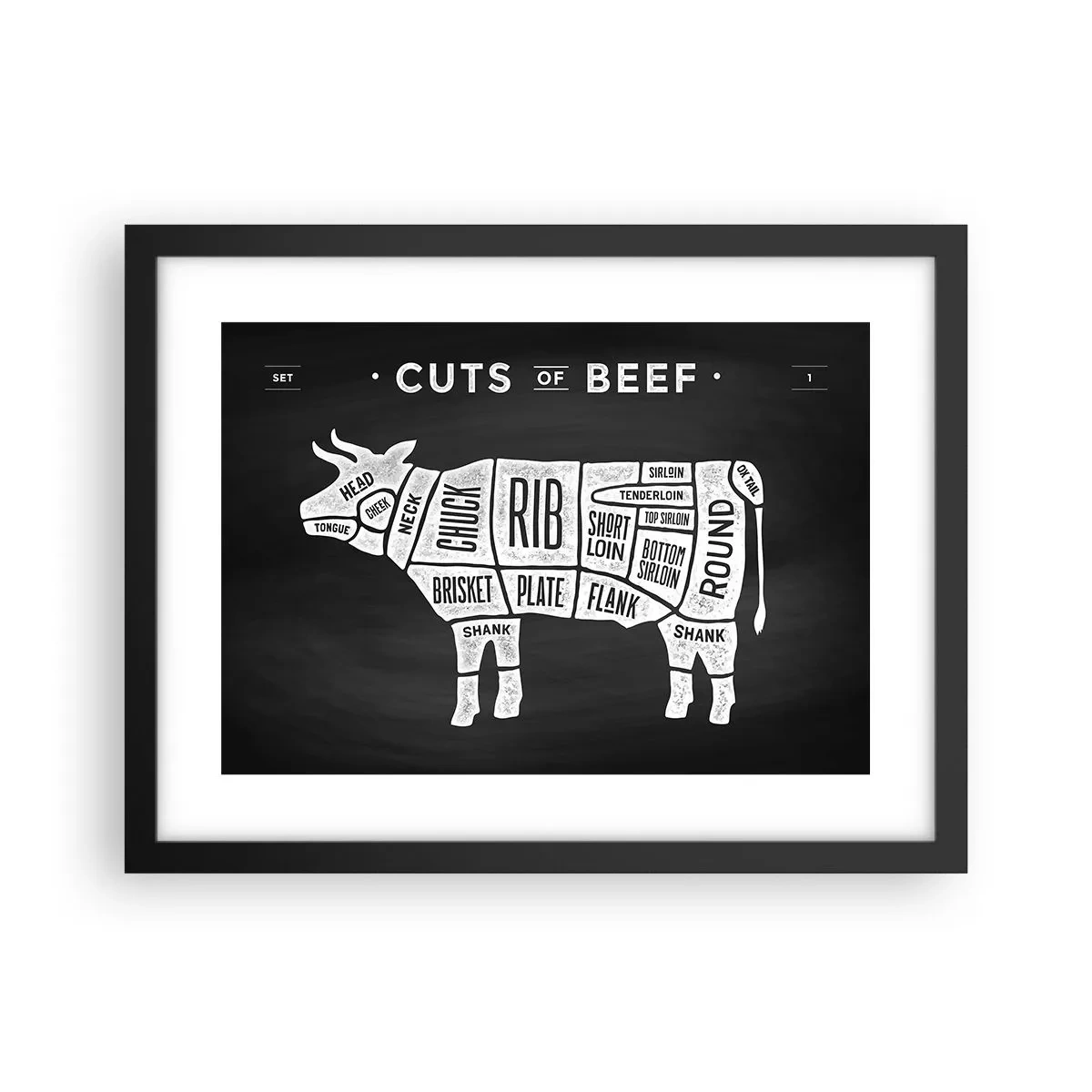 Affisch i svart ram - Styckarens ABC - 40x30 cm