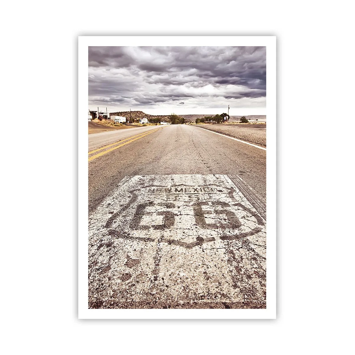 Affisch - Mother Road - amerikanska legenden - 70x100 cm