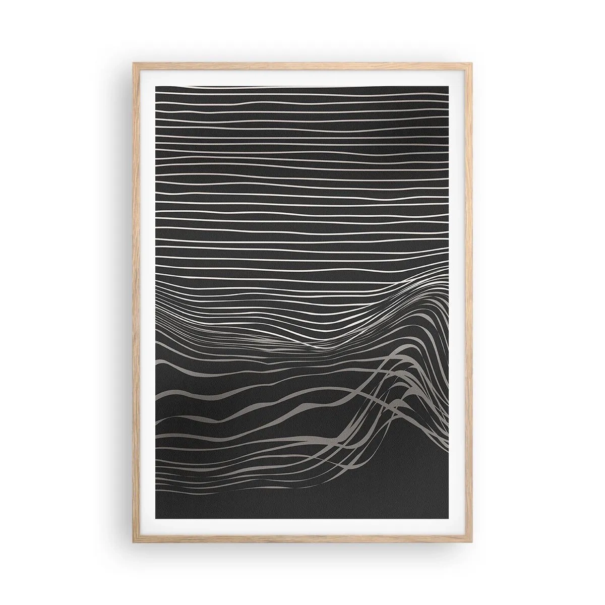 Affisch i ram av ljusek - Rytm och accent - 70x100 cm