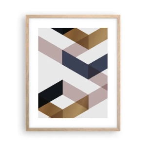 Affisch i ram av ljusek - Plan och vinklar - 40x50 cm