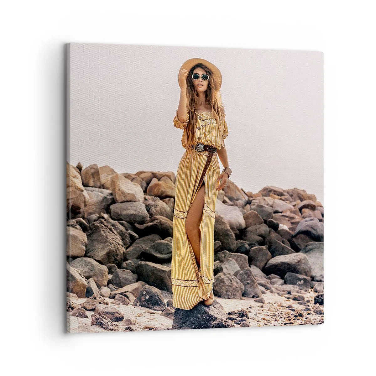 Canvastavla - Bild på duk - Stenarnas magi - 50x50 cm