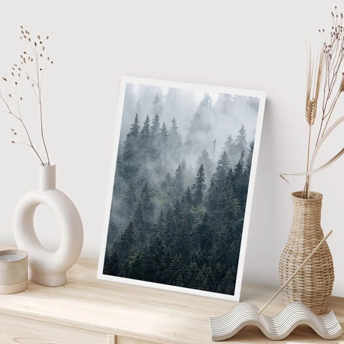 Affisch - Gryning i skogen - 61x91 cm