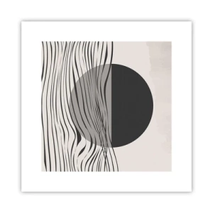 Affisch - Halvdan komposition - 30x30 cm