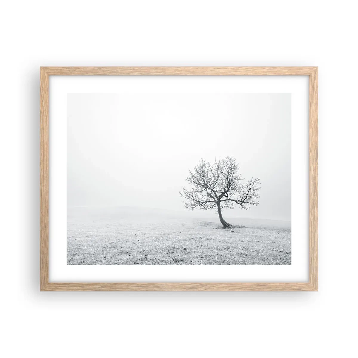 Affisch i ram av ljusek - Mot intet - 50x40 cm