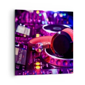 Canvastavla - Bild på duk - Innan partyt startar - 50x50 cm