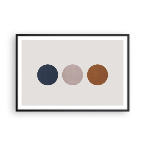 Affisch i svart ram - Perfektionens symbol - 91x61 cm