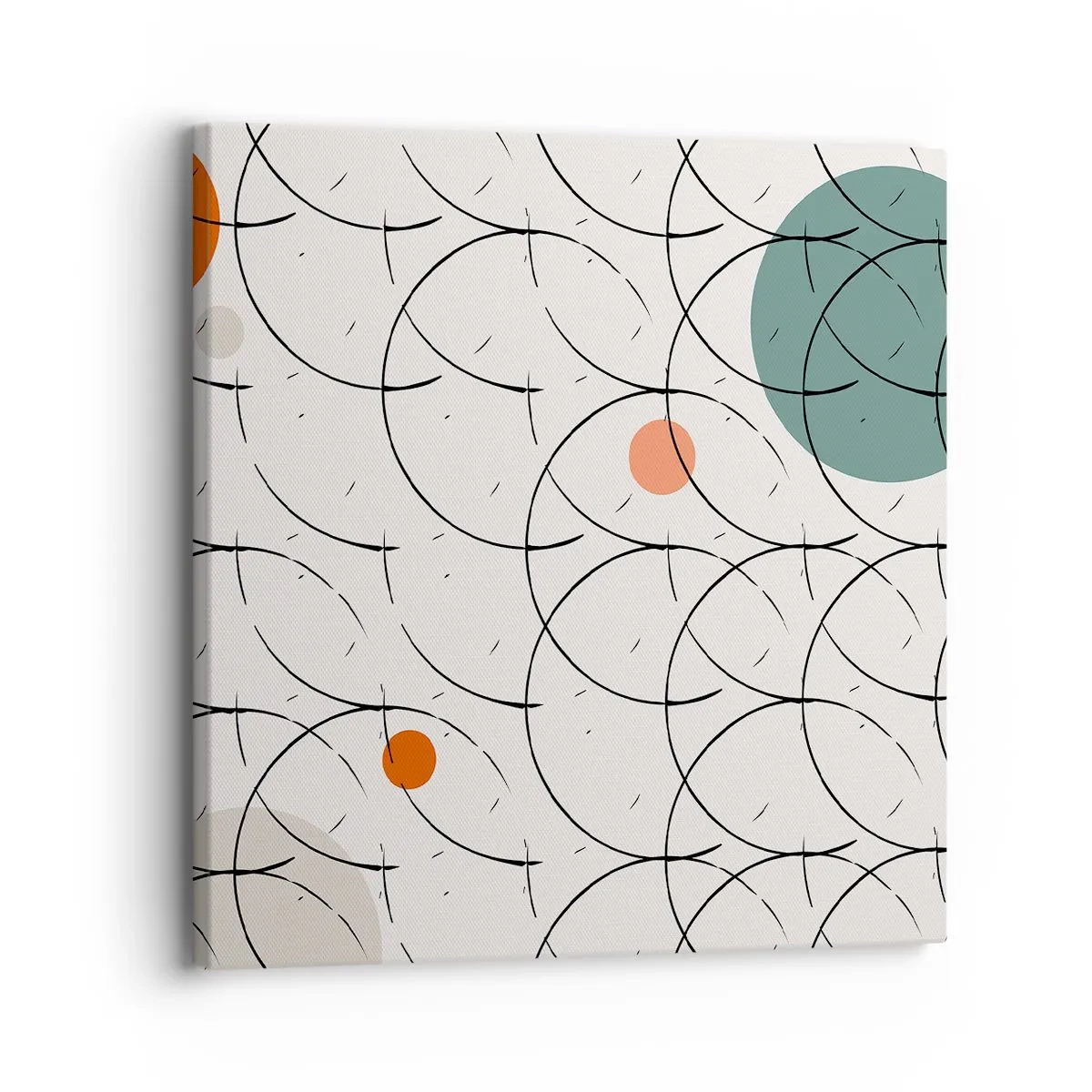 Canvastavla - Bild på duk - I popkonstens anda - 30x30 cm