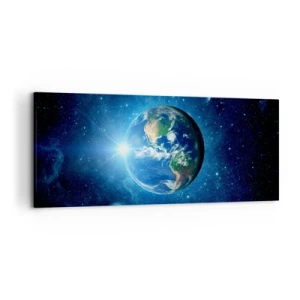 Canvastavla - Bild på duk - Vi är i himlen - 120x50 cm