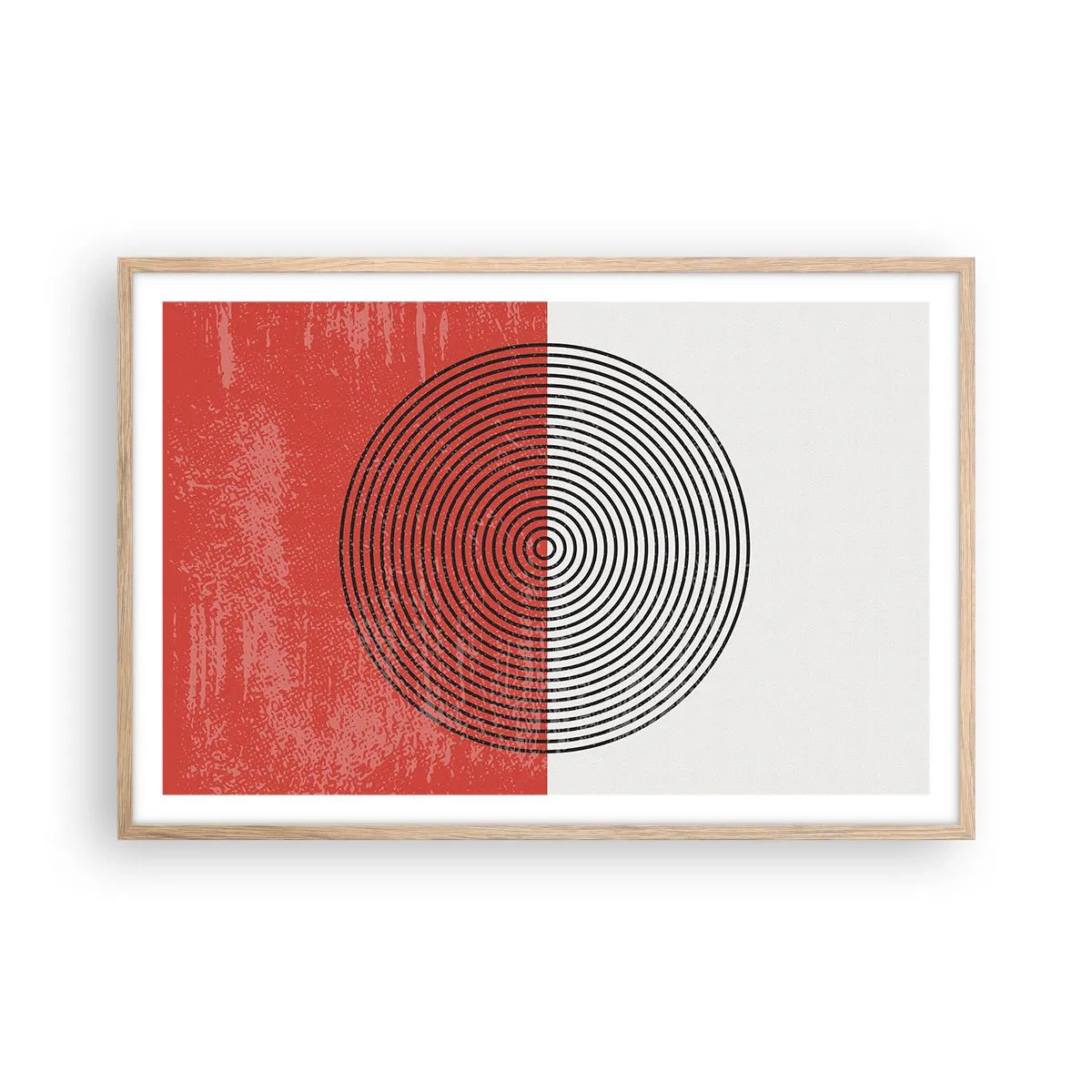 Affisch i ram av ljusek - Mitt i prick - 91x61 cm