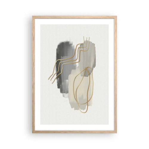 Affisch i ram av ljusek - Varaktighet och rörelse - 50x70 cm