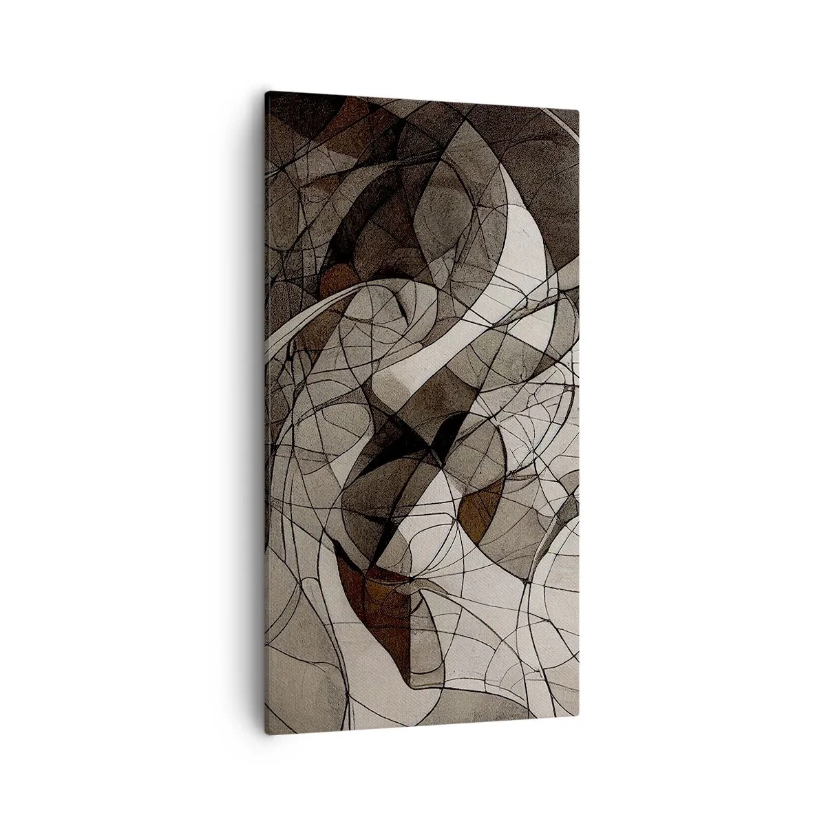 Canvastavla - Bild på duk - Cirkulation av jordens färger - 55x100 cm