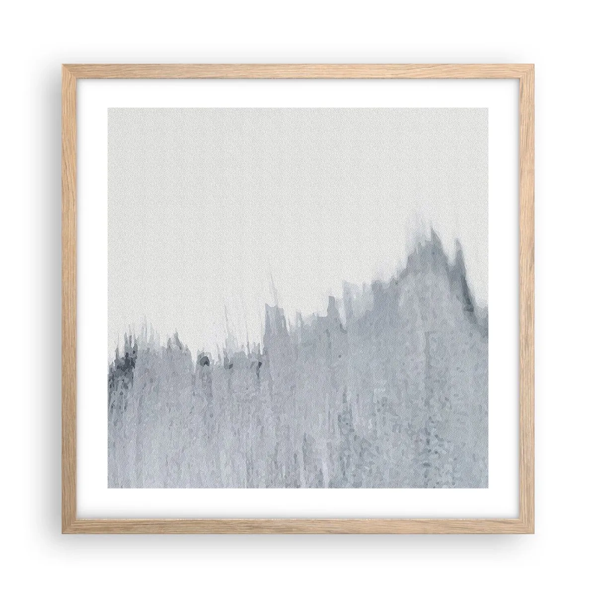 Affisch i ram av ljusek - Mystisk skiva - 50x50 cm