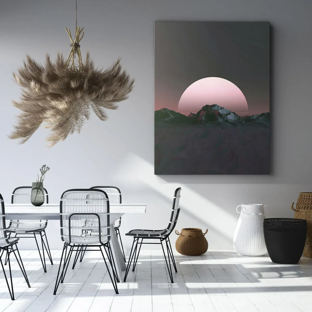 Canvastavla - Bild på duk - I den granliggande galaxen - 50x70 cm