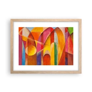 Affisch i ram av ljusek - Solens domkyrka - 40x30 cm