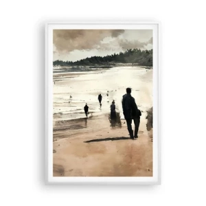 Affisch i vit ram - Framkallade - 70x100 cm