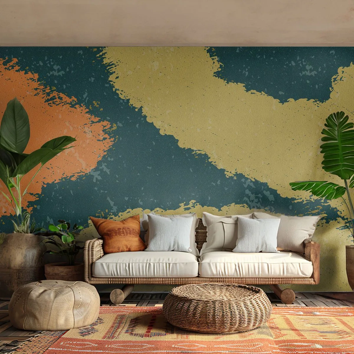 Fototapet Premium Sand - Abstraktion - i slow motion - Abstraktion, Bit, Åldrig - 450x315 cm