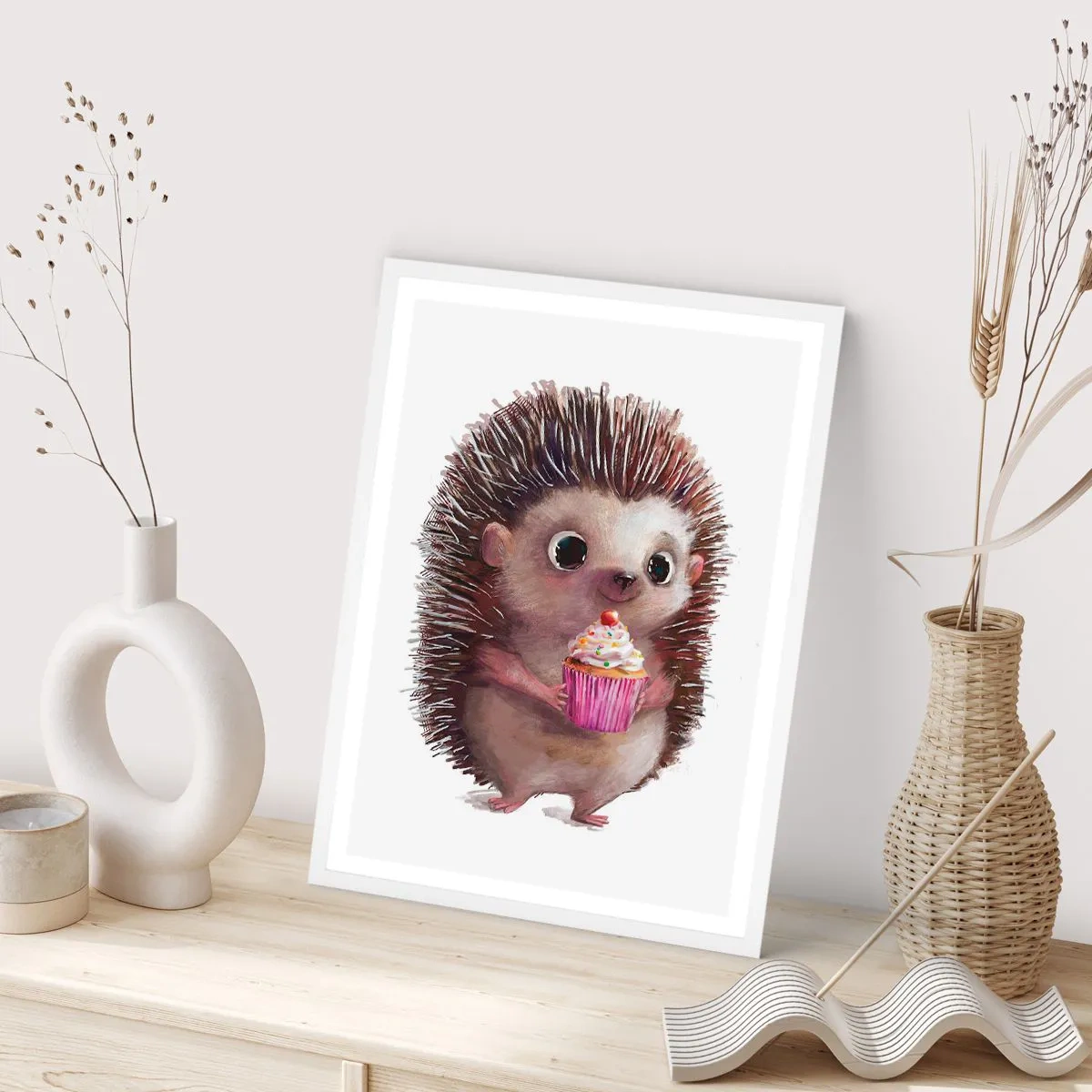 Affisch i vit ram - Varje dag är helgdag - 61x91 cm