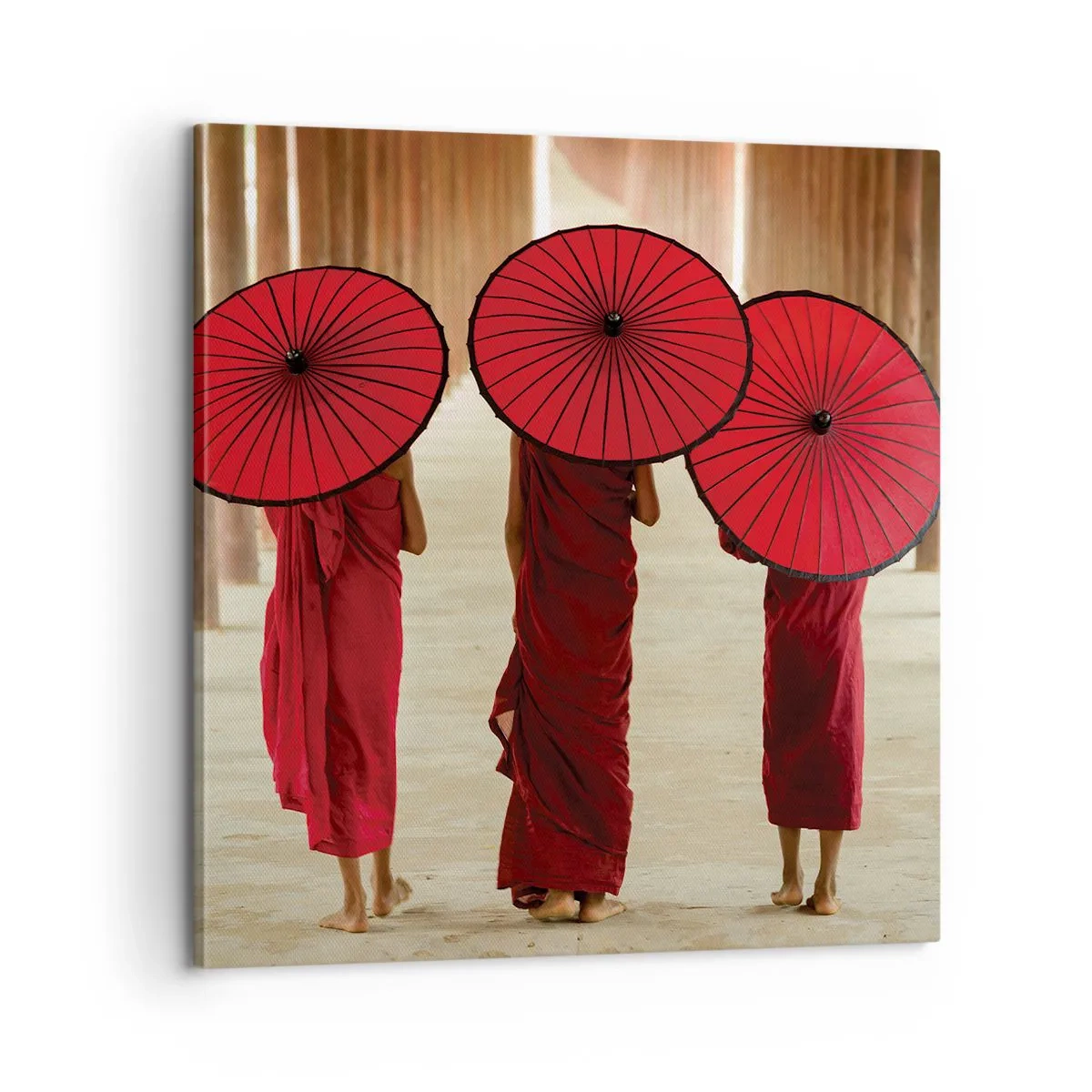 Canvastavla - Bild på duk - På väg mot Rena landet - 60x60 cm