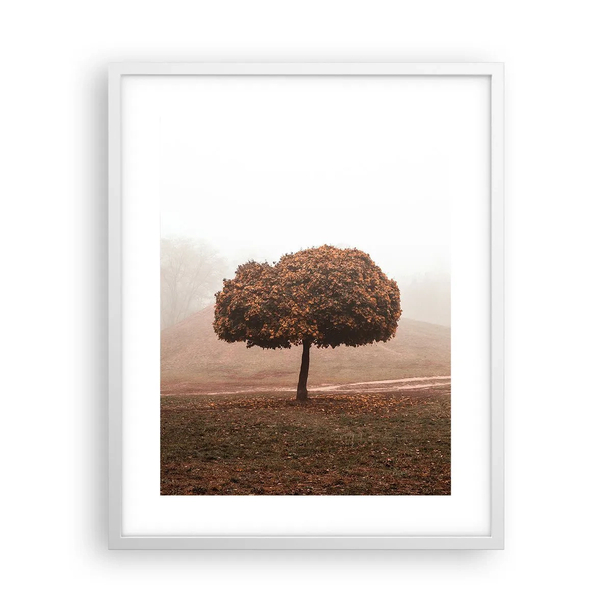 Affisch i vit ram - Efter en hektisk sommar - 40x50 cm