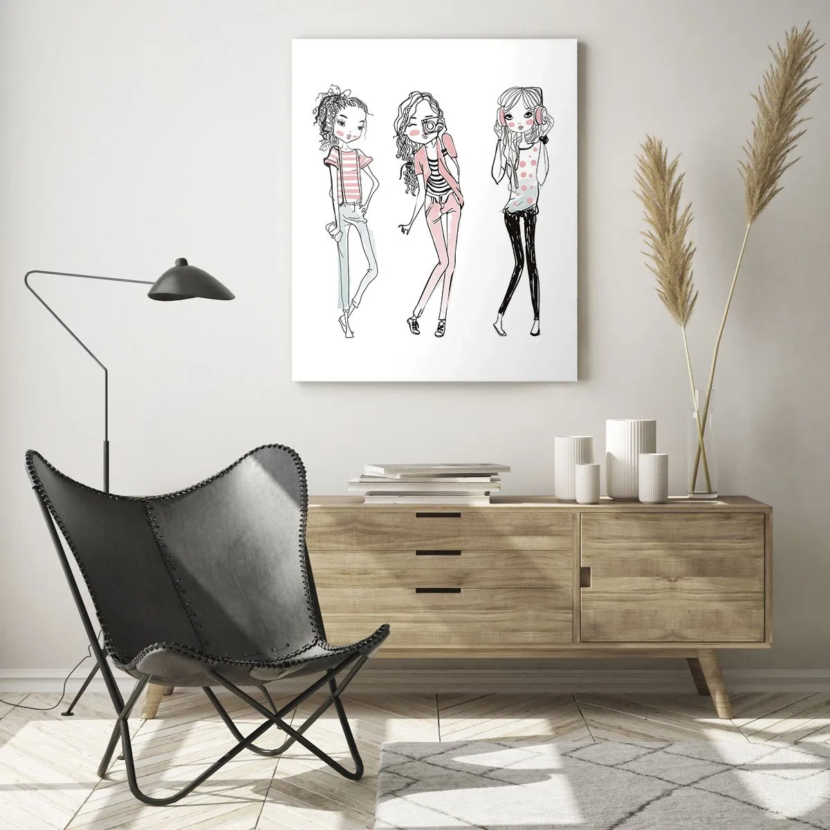 Glastavla - Bild på glas - Det blir kul - 50x70 cm