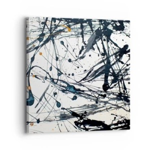 Canvastavla - Bild på duk - Expressionistisk abstraktion - 30x30 cm