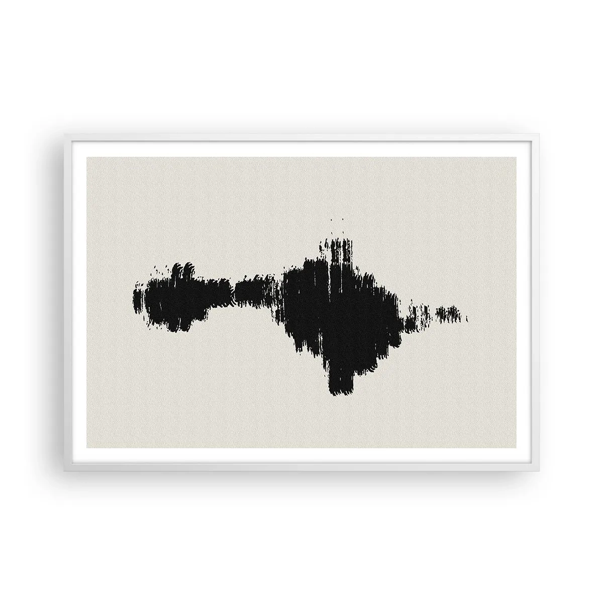 Affisch i vit ram - Fantasins vibrationer - 100x70 cm